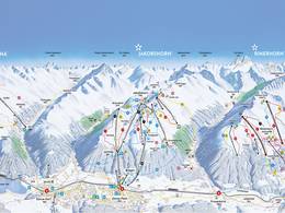Mappa delle piste Jakobshorn (Davos Klosters)