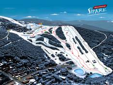 Mappa delle piste Mátraszentistván Sipark
