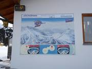 Mappa delle piste presso l’Hotel Schwarzhorn