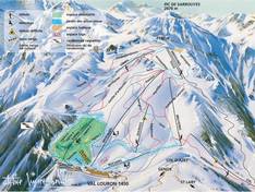Mappa delle piste Val Louron