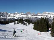 Pista facile presso la seggiovia Chrüz