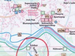 Mappa delle piste Schnee-Erlebnisland Flattach