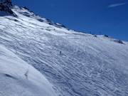 Pendii di neve fresca a Furtschellas