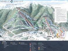 Mappa delle piste Nordic Valley