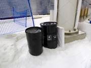 Contenitore per bottiglie a rendere nella ski-hall