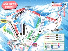 Mappa delle piste Okuibuki