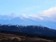 Vista sull’area sciistica Nevis Range