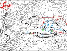 Mappa delle piste Campo Staffi