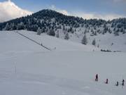 Pista per famiglie con tappeto mobile al Prarion