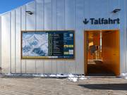 Tabellone informativo alla stazione a monte