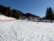 Prato per esercitazioni presso la stazione a valle Flying Mozart