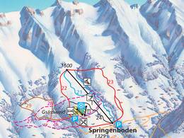 Mappa delle piste Springenboden