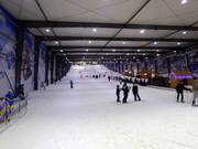 Vista lungo tutta la pista da sci