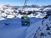 Arabba-Porta Vescovo - 80pers.| Funifor - Cabinovia con alta resistenza al vento con larga fune portante