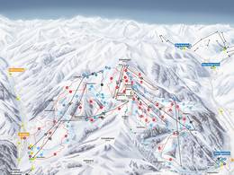 Mappa delle piste Dorfgastein/Großarltal