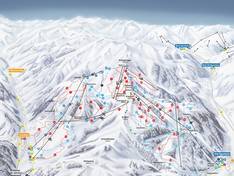 Mappa delle piste Dorfgastein/Großarltal