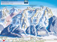 Mappa delle piste Dammkar - Mittenwald