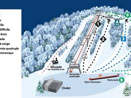 Mappa delle piste Centre de Plein Air - Lévis