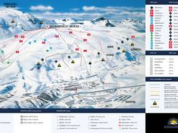 Mappa delle piste Riksgränsen