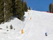 Innevamento con lance in Alta Badia