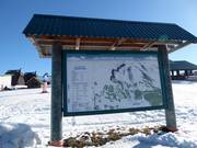 Mappa delle piste alla stazione a valle