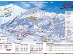 Mappa delle piste Crévoux