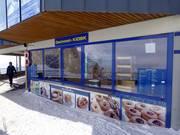 Dachstein KIOSK alla stazione a monte della funivia del Dachstein