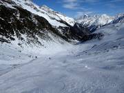 Itinerario sciistico Wilde Grub'n alla stazione a valle