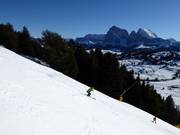 Pista nera presso la seggiovia combinata Puflatsch