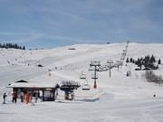 Piste dolci e larghe presso la seggiovia Manant