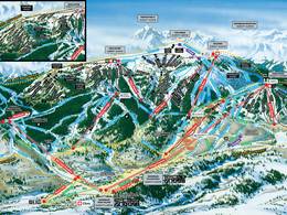 Mappa delle piste Snowmass