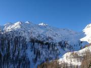 Vista sul terreno della Cima Tognola