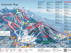 Mappa delle piste Togakushi