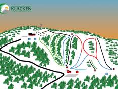 Mappa delle piste Gillersklack (Klacken)