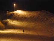 La breve ma ripida discesa iniziale