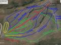 Mappa delle piste Blizzard Mountain