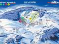 Mappa delle piste Severák