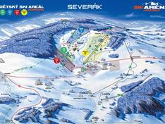 Mappa delle piste Severák