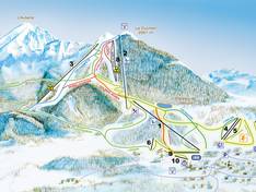 Mappa delle piste Saint-Léger-les-Mélèzes