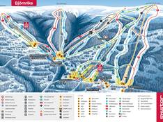 Mappa delle piste Björnrike