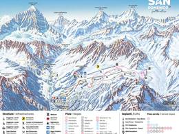 Mappa delle piste San Domenico - Alpe Ciamporino