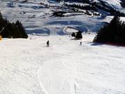 Pista nera presso la seggiovia combinata Puflatsch