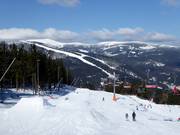 Vista dall'Hromovka verso il Medvědín
