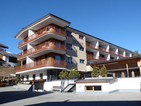 Skiarena Due Paesi: Offerta di alloggi dei comprensori sciistici – Offerta di alloggi Monte di Watles - Malles Venosta (Mals)