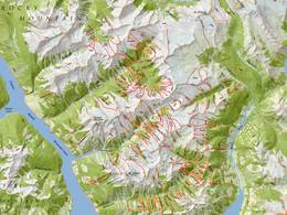 Mappa delle piste Mica Heli Guides - Mica Creek