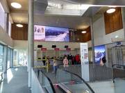 Hub dei trasporti pubblici molto curato a Fiesch