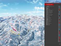 Mappa delle piste Mondolè Ski - Artesina/Frabosa Soprana/Prato Nevoso