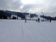 Pista facile nell’area sciistica Krasnal a Szczyrk