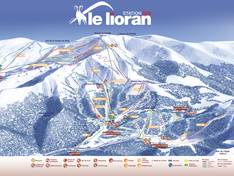 Mappa delle piste Le Lioran
