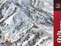 Mappa delle piste Cherry Peak